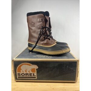 Sorel 1964 PAC T Winter Boots Men's 14 Brown Waterproof Snow Boots